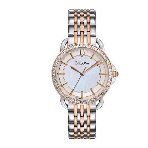 Bulova Women's Diamond Two Tone Watch