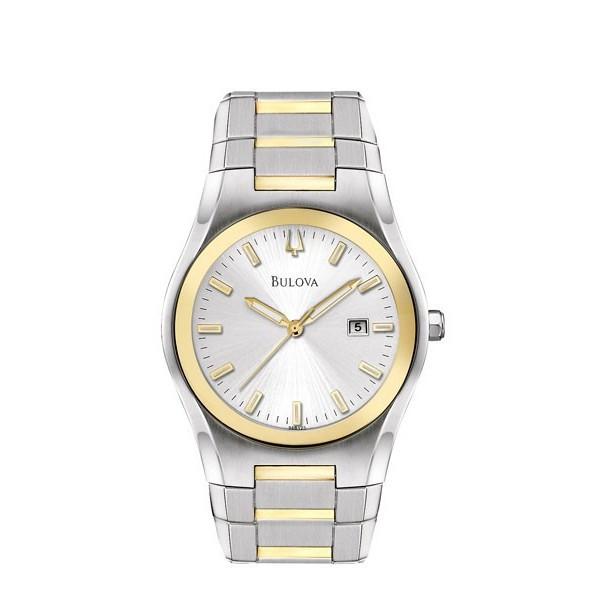 Bulova Men's Silver Dial Bracelet Watch