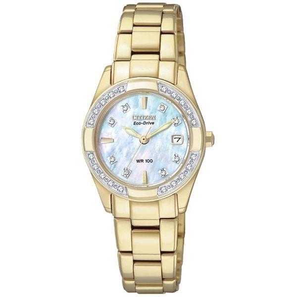 Citizen Women's Gold Tone Diamond Watch