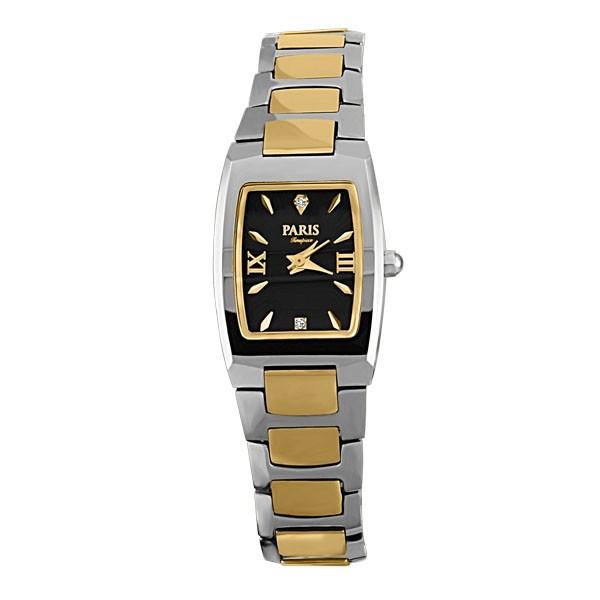 LADIES PARIS TIMEPIECE TWO TONE TUNGSTEN WATCH WAT-LBA-0057