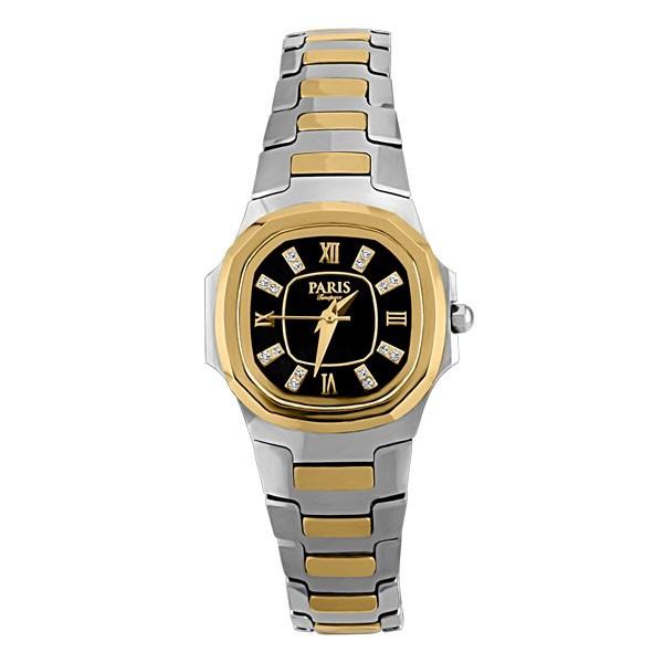 LADIES PARIS TIMEPIECE TWO TONE TUNGSTEN WATCH WAT-LBA-0067