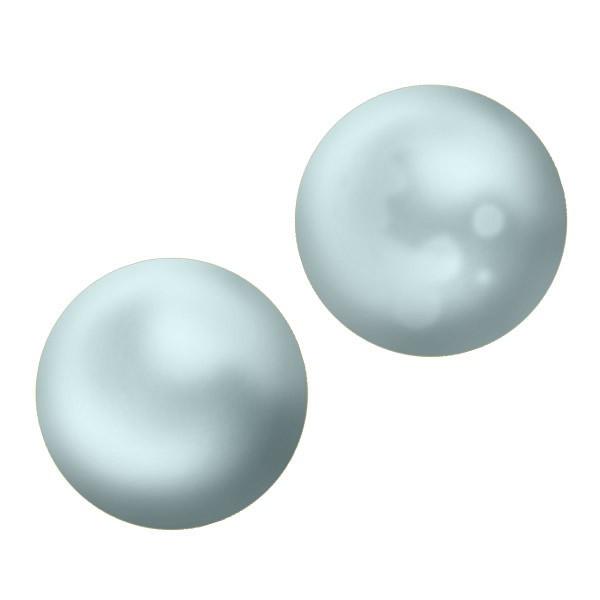 WHITE GOLD 4MM BALL STUD EARRINGS EAR-GLD-0374