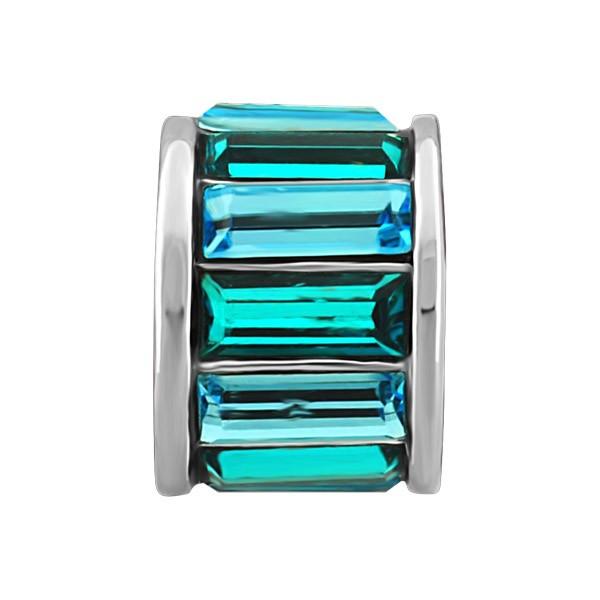 SILVER AQUA CRYSTAL BEAD BEA-YAF-0154