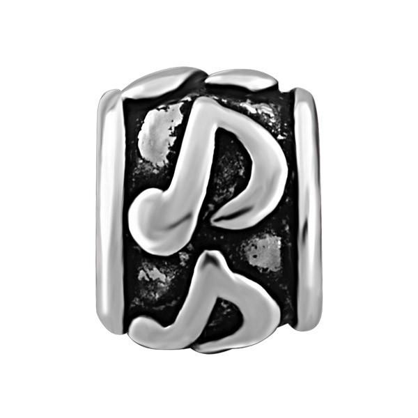 SILVER MUSICAL NOTE BEAD BEA-YAF-0014