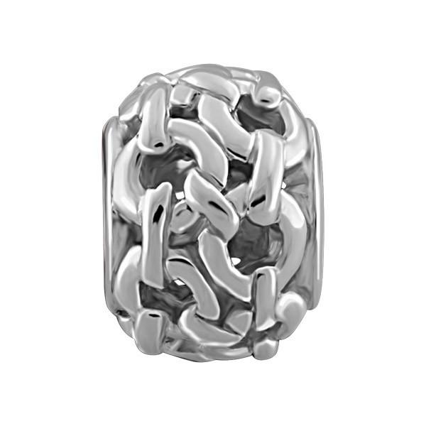SILVER CHAINLINK BEAD BEA-YAF-0019