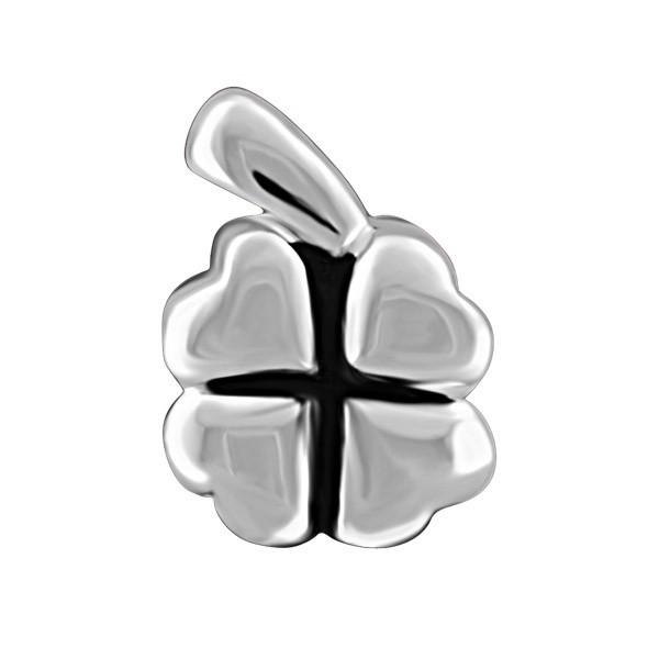 SILVER FOUR-LEAF CLOVER BEAD BEA-YAF-0031