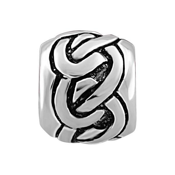 SILVER KNOTTED BEAD BEA-YAF-0032
