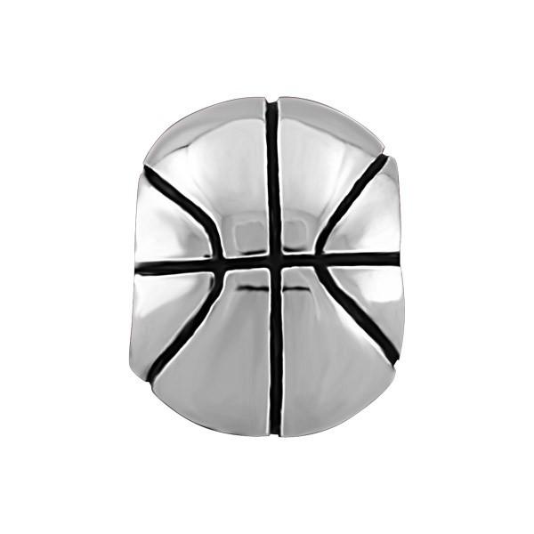 SILVER BASKETBALL BEAD BEA-YAF-0044