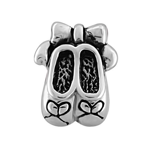 SILVER BALLET SHOES BEAD BEA-YAF-0046