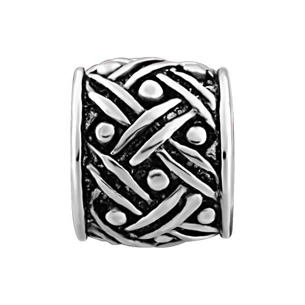 SILVER PATTERN BEAD BEA-YAF-0060