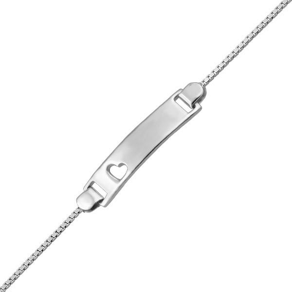 7" SILVER BOX ID BRACELET BRA-SIL-0109
