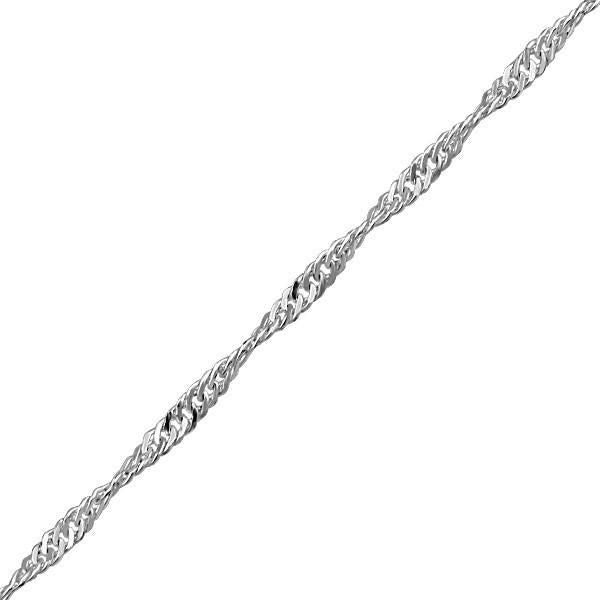 16" SILVER SINGAPORE CHAIN CHA-SIL-0184