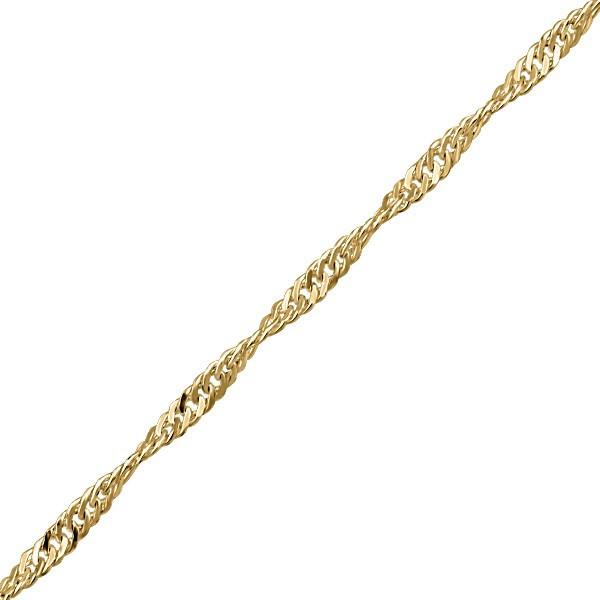 16" YELLOW GOLD SINGAPORE CHAIN CHA-GLD-0766