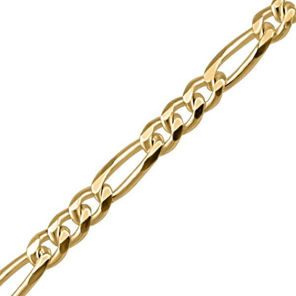 20" YELLOW GOLD FIGARO CHAIN CHA-GLD-0887