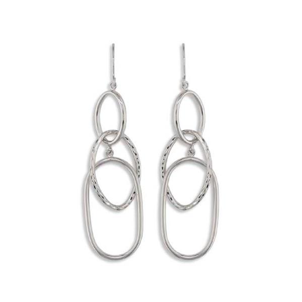 WHITE GOLD DANGLE EARRINGS EAR-GLD-2857