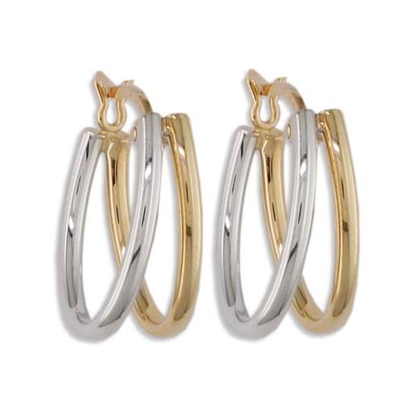 YELLOW GOLD HOOP EARRINGS EAR-GLD-2969