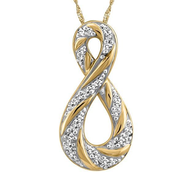 YELLOW GOLD DIAMOND PENDANT PEN-DIA-2464