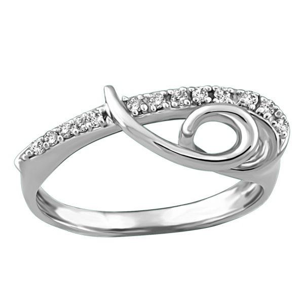WHITE GOLD LADIES DIAMOND RING RIN-LDI-0590
