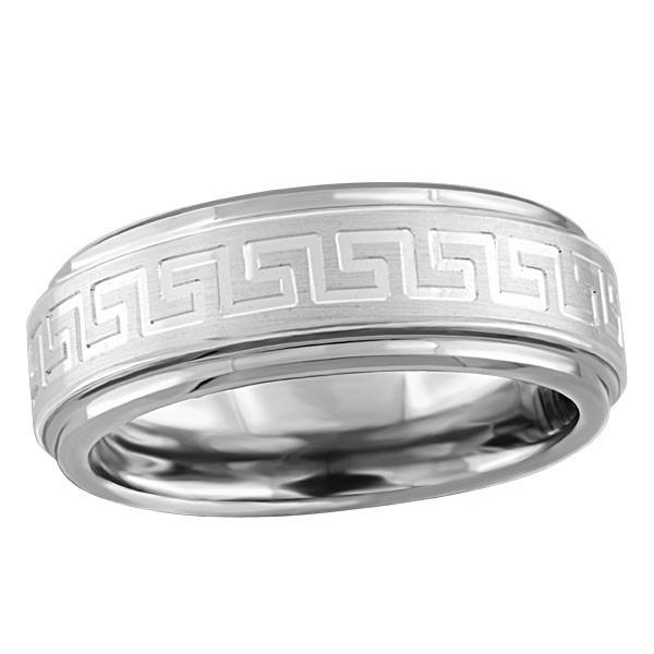 TUNGSTEN CARBIDE AND 14KT GOLD RING RIN-TUN-0372