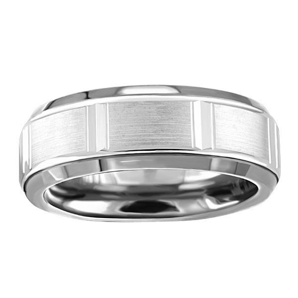TUNGSTEN CARBIDE AND 14KT GOLD RING RIN-TUN-0373