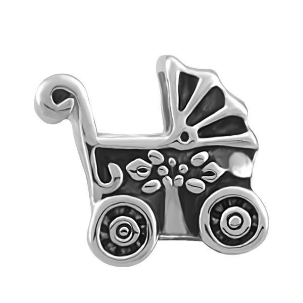 SILVER CARRIAGE BEAD BEA-YAF-0196