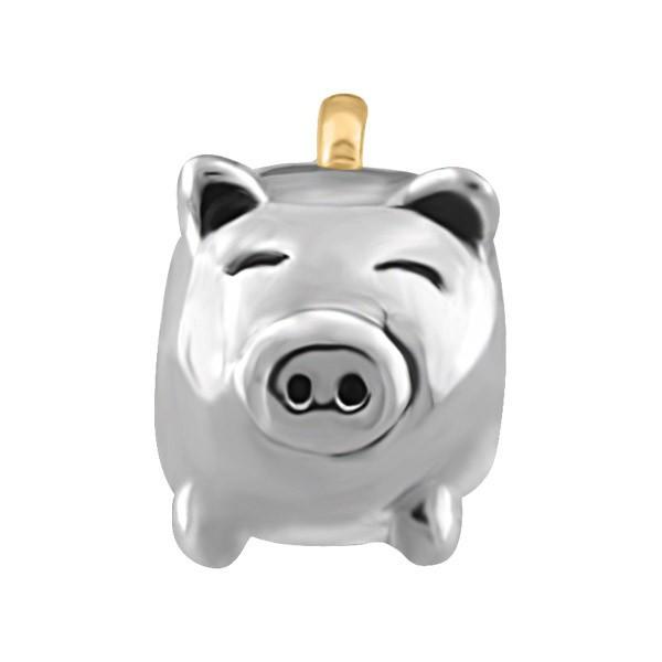 SILVER PIG BEAD BEA-YAF-0245