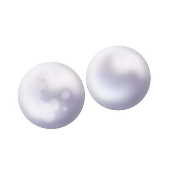 GOLD WHITE CULTURED PEARL EARRINGS EAR-GEM-0041