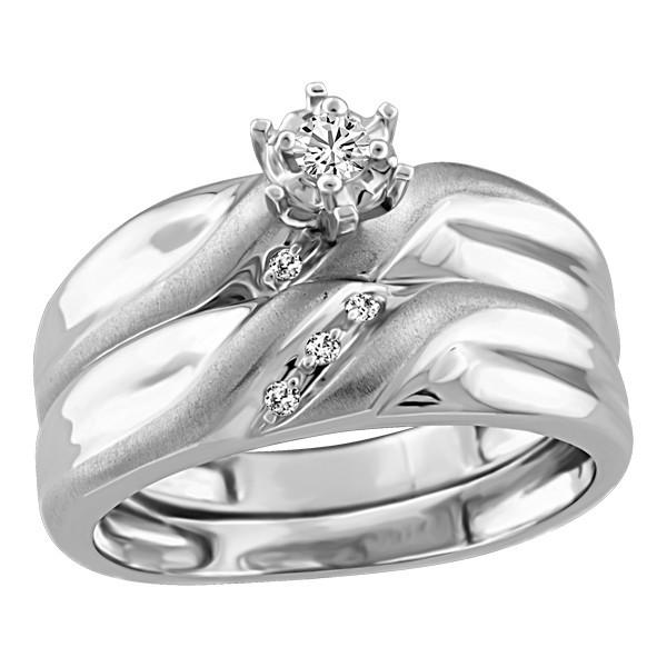WHITE GOLD DIAMOND ENGAGEMENT RING RIN-ENG-2547