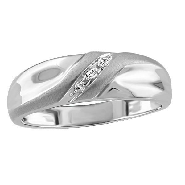 MENS WHITE GOLD DIAMOND MATCHING BAND RIN-MWB-0703