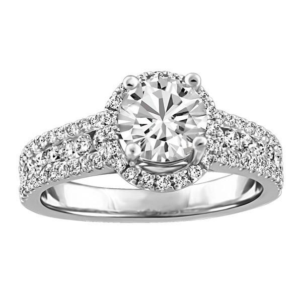 FOREVER IN LOVE 18KT WHITE GOLD DIAMOND ENGAGEMENT RING RIN-ENG-2269