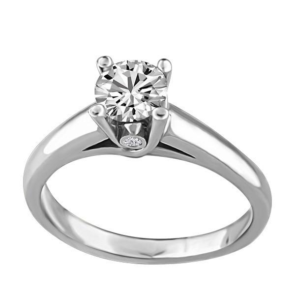 CAPTURED HEARTS WHITE GOLD DIAMOND ENGAGEMENT RING RIN-LCA-2854