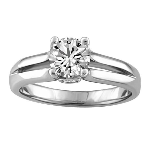 CAPTURED HEARTS WHITE GOLD DIAMOND ENGAGEMENT RING RIN-LCA-2857