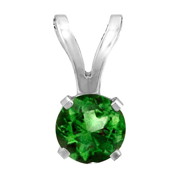 White Gold Emerald Pendant