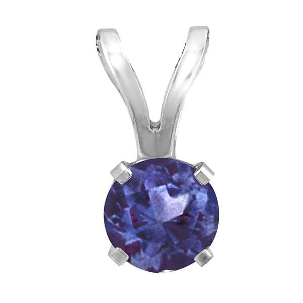 White Gold Sapphire Pendant
